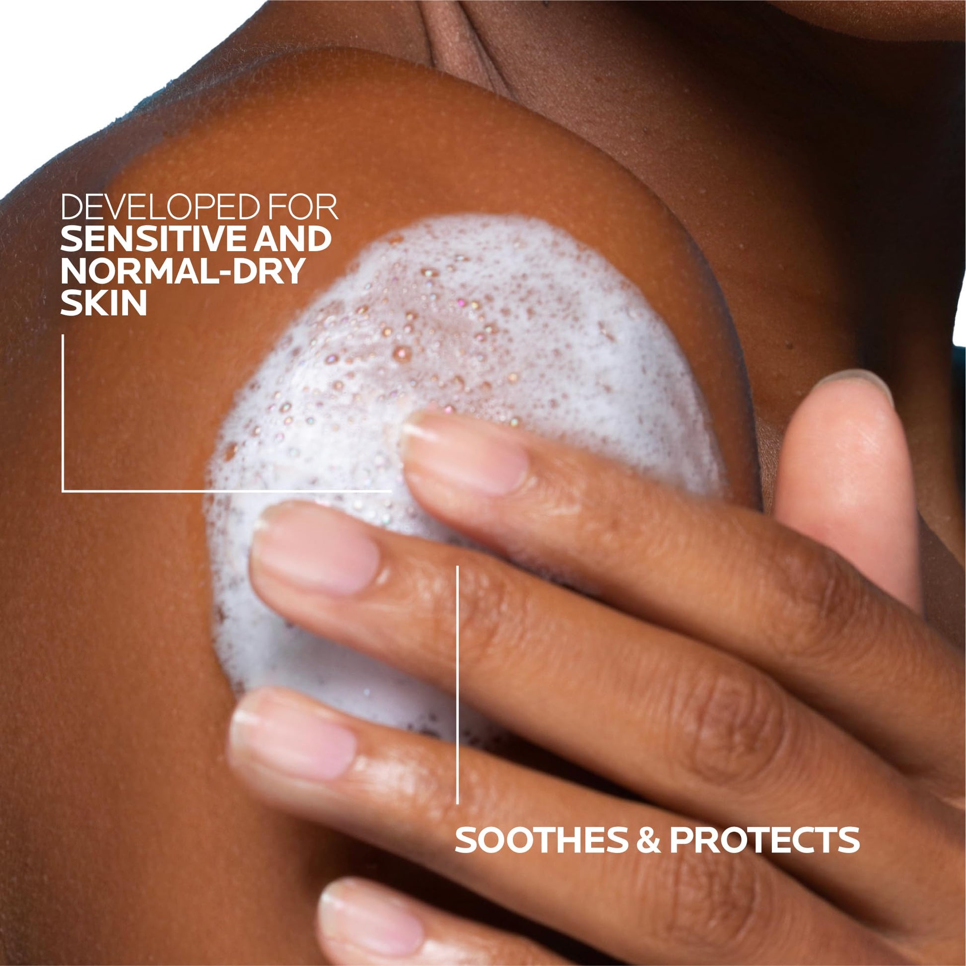 La Roche-Posay Body Wash Refill, Lipikar Cleansing & Moisturizing Gel Body Wash with Shea Butter & Niacinamide for Dry & Sensitive Skin, Soap Free, Paraben Free, 400mL Refill La Roche-Posay