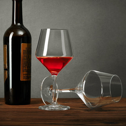 FrutPunch Hand-Blown Crystal Wine Glasses Set of 2, 16OZ, Long Stem Glasses for Red and White Wine, Christmas and Wedding Gifts 🍁 All In One Marketplace Canada