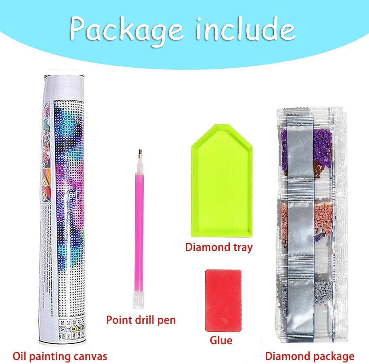 6 Packs Christmas Diamond Art Kits for Adults,5D DIY Winter Diamond Painting Kits for Beginners Full Round Drills,Diamond Dots Arts and Crafts for Holiday Decor 11.8x15.7 inch 🍁 All In One Marketplace Canada