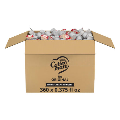 Coffee-Mate Original Liquid Creamer Singles, 0.375oz (Pack of 360)