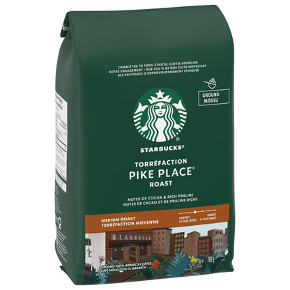Starbucks Pike Place Roast Ground Coffee, Medium Roast, 793g