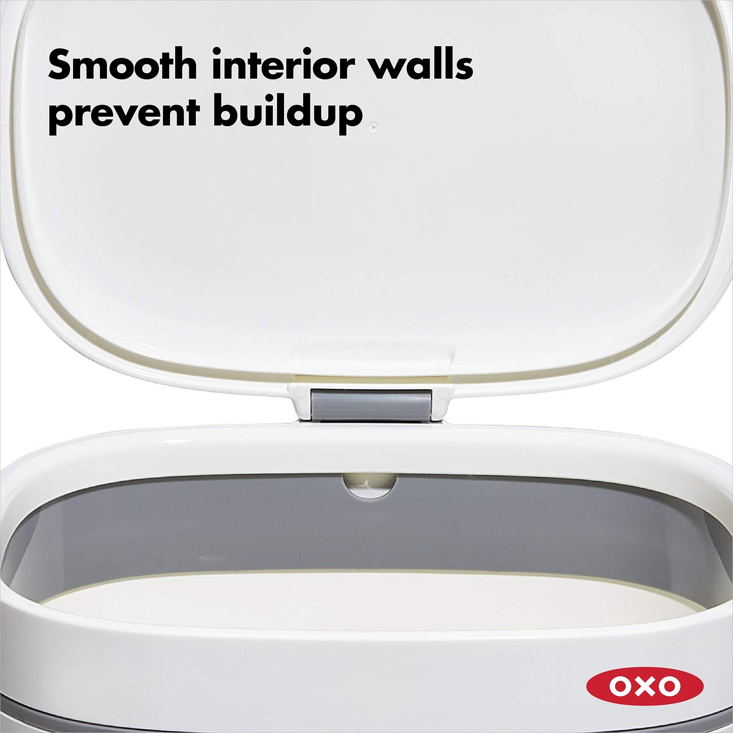 NEW OXO Good Grips Easy-Clean Compost Bin, White, 1.75 GAL/6.62 L OXO