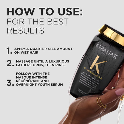 Kérastase Chronologiste Bain Régénérant Youth, Anti-Aging Shampoo, 250 mL
