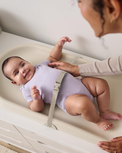Skip Hop Baby Changing Pad Nursery Style Light-Up & Diaper Change Tracker Wipeable and Contoured with Cushioned Foam Fits Standard Changing Tables Oat 🍁 All In One Marketplace Canada