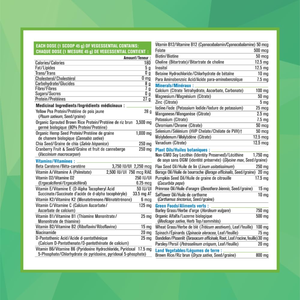 Progressive VegEssential, All-In-One Vegan Protein, Greens, Vitamins & Minerals Powder - Vanilla Flavour, 840 g