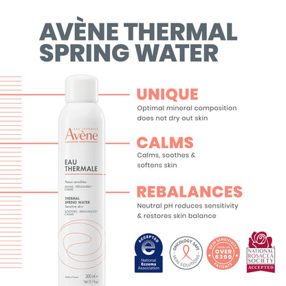 Eau Thermale Avene Thermal Spring Water, Soothes, Calms and Strengthens the protective barrier of sensitive skin, Facial Mist Spray, Microbiome rebalancing, for Sensitive Skin, 300ml - Available at All In One Marketplace Canada