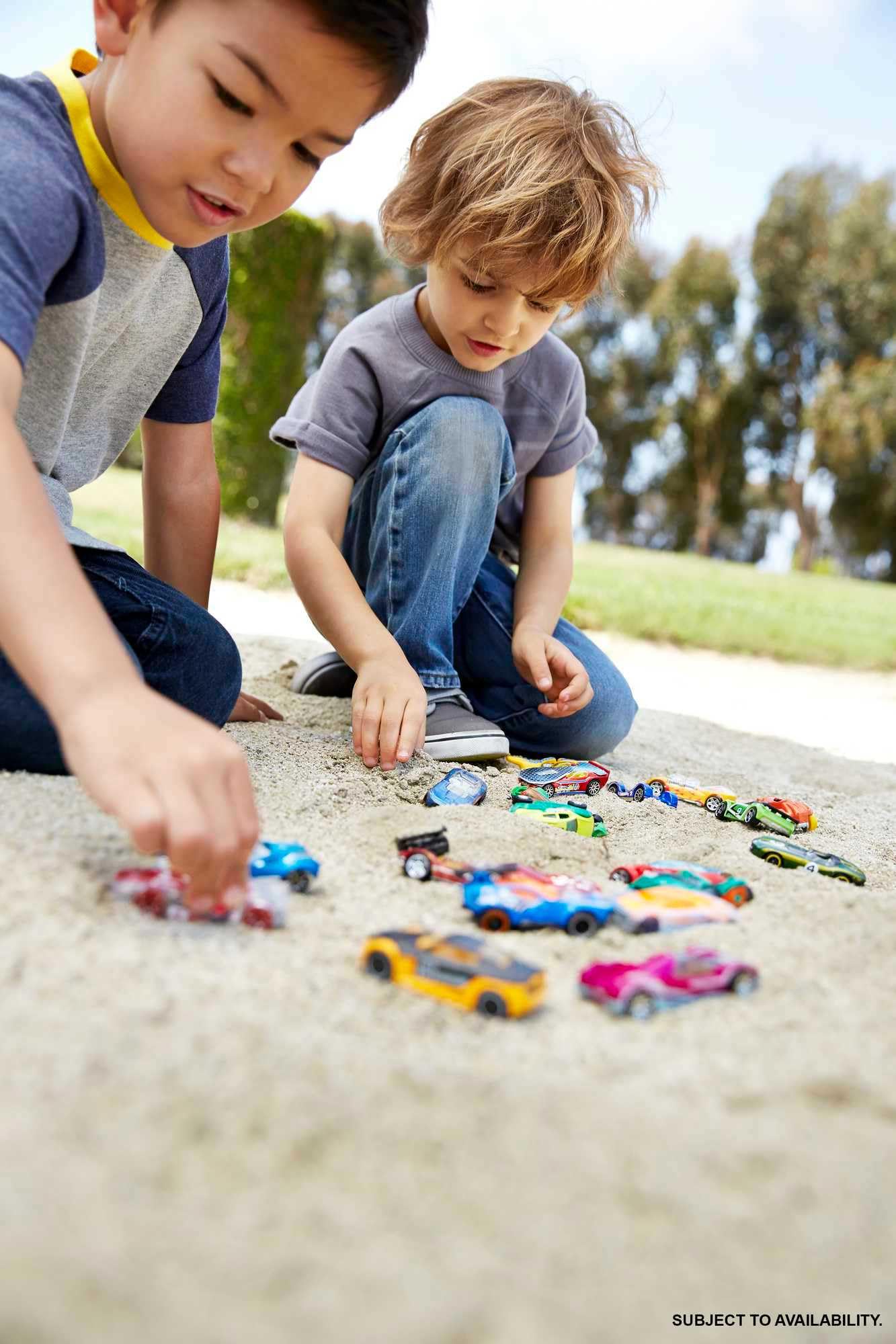 Hot Wheels Toy Cars & Trucks 20-Pack, Set of 20 1:64 Scale Vehicles for Play or Display, Instant Collection (Styles May Vary) - Available at All In One Marketplace Canada