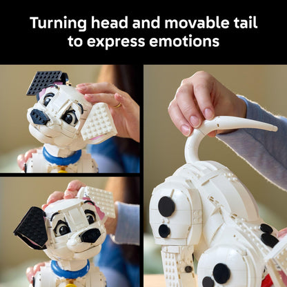 LEGO Disney 101 Dalmatians Puppy Building Set for Adults - Collectible DIY Kit for Movie Fans 18+ - Build Patch, Penny, Rolly or a Custom Pup - Gift Idea for Dog Lovers and Craft Enthusiasts - 43269