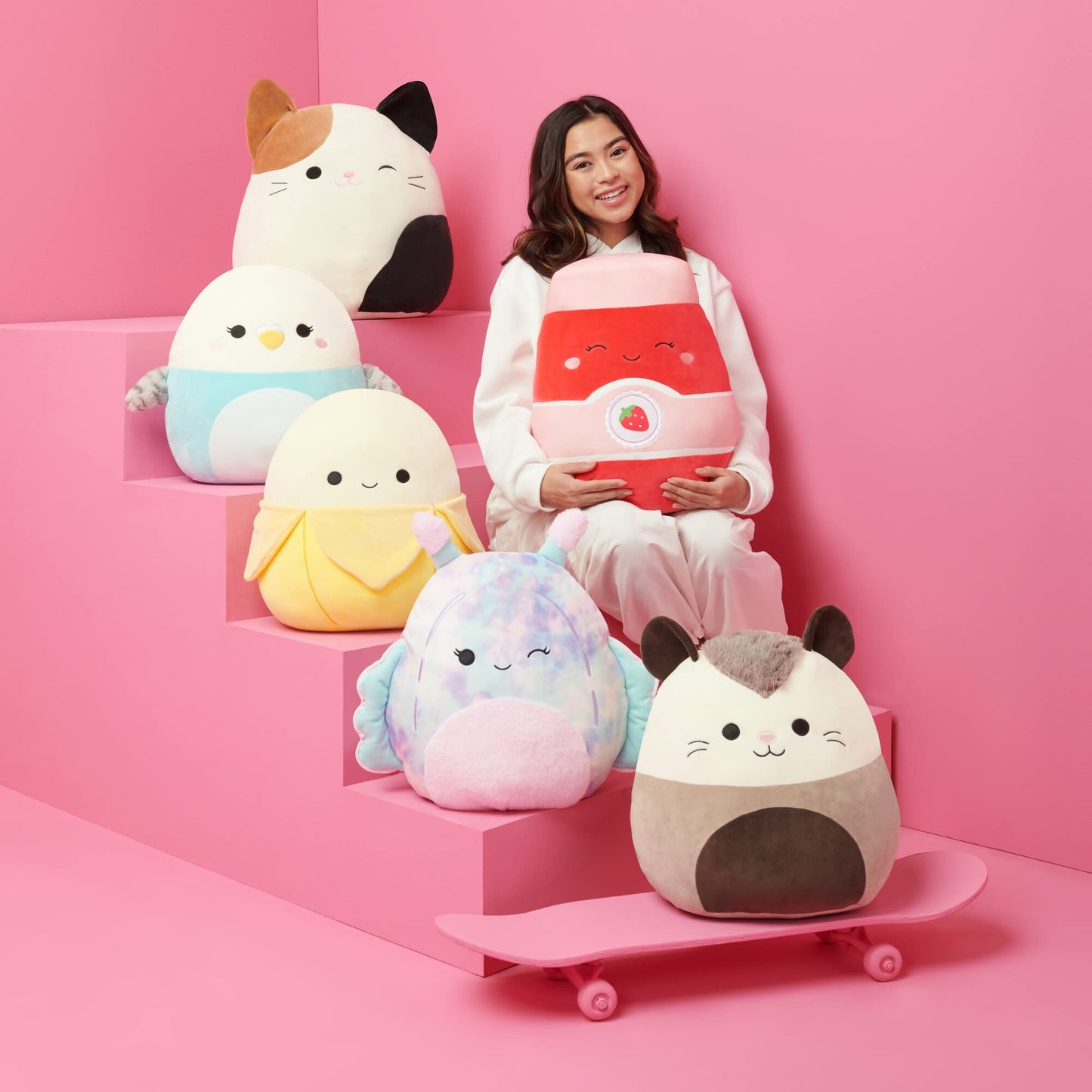 Squishmallows Official Kellytoy 8" Plush Mystery Pack - Styles Will Vary in Surprise Box that Includes Three 8" Plush Squishmallows