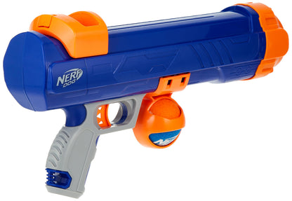 Nerf Dog Tennis Ball Blaster Dog Toy with 1 Ball, 16 in, Blue/Orange Nerf Dog