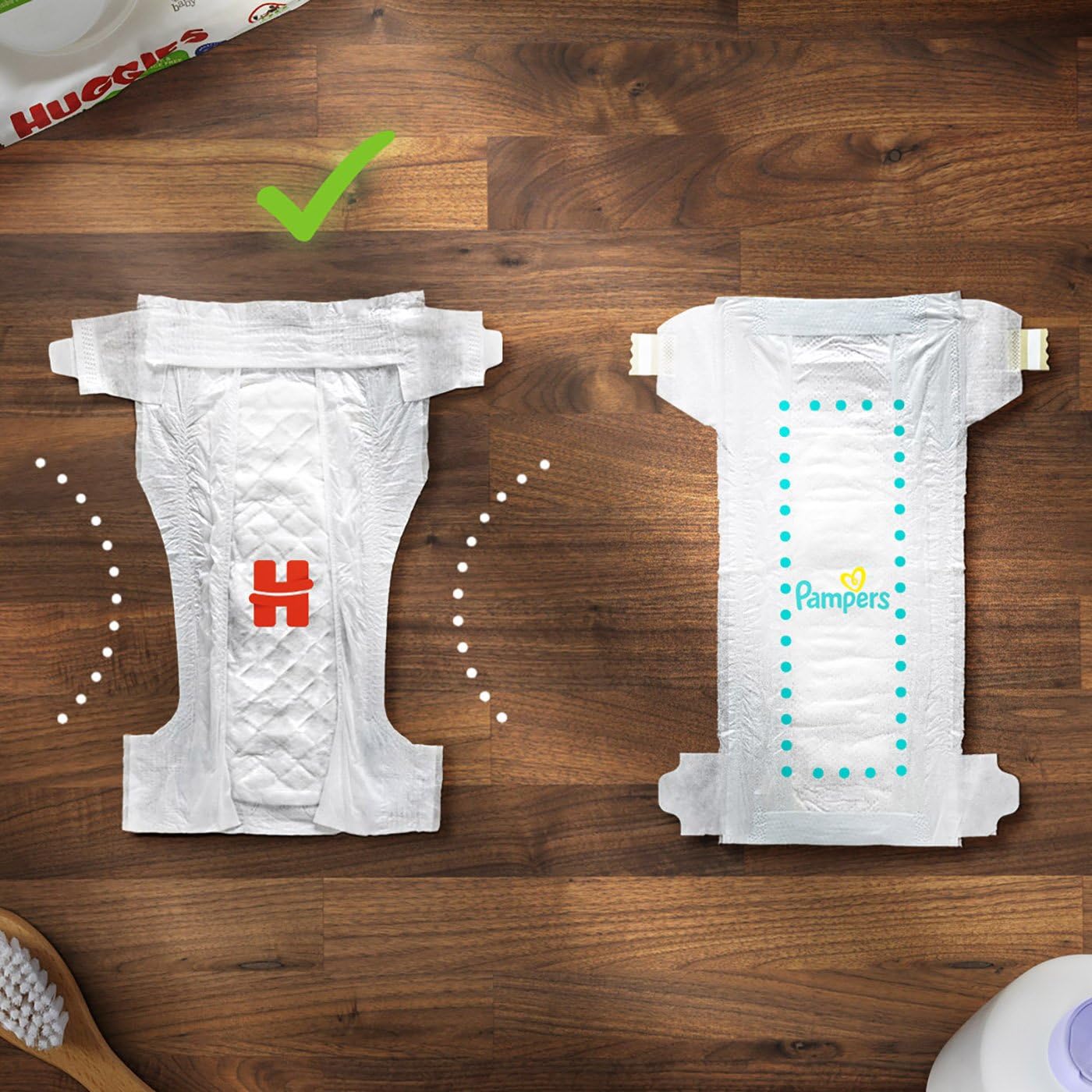 HUGGIES Baby Diapers, Little Movers, Size 3, 136 Ct, Mega Pack