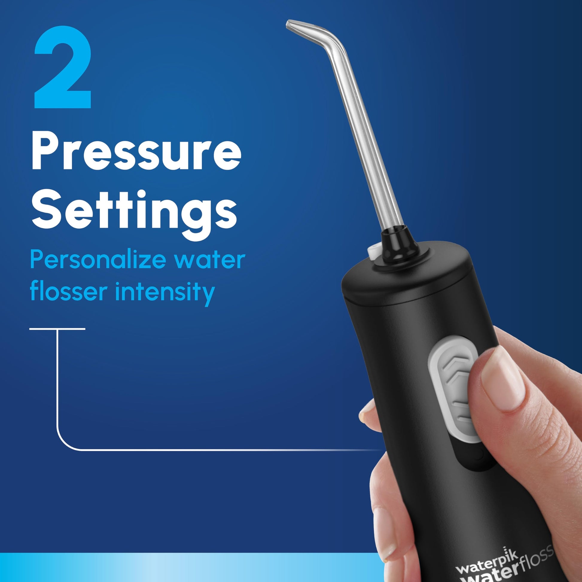 Waterpik Cordless Express Water Flosser, Battery Operated & Portable for Travel & Home, CDA Validated, Waterproof for Shower Use, Black WF-02, Packaging May Vary Waterpik