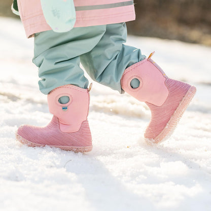Jan & Jul Waterproof Winter Boots for Toddlers (Dusty Pink Birch, US 7) 🍁 All In One Marketplace Canada