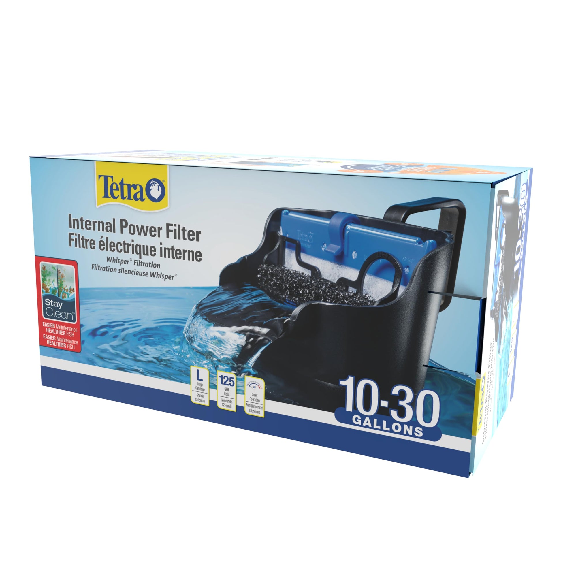 Tetra Aquarium Power Filter, Whisper 10-30 Gallon Fish Tanks Tetra