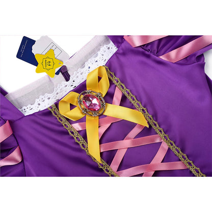 Aoiviss Princess Costume for Girls Puff Sleeves Princess Dress Up Outfit 🍁 All In One Marketplace Canada