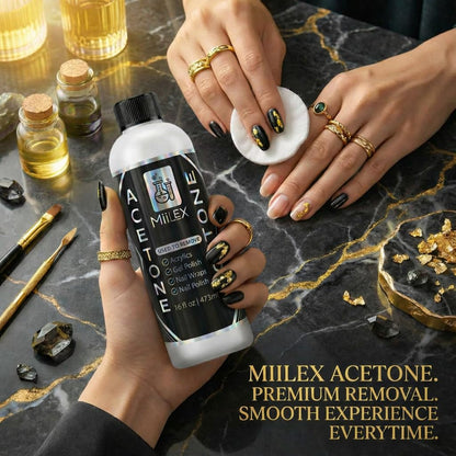 Acetone 16oz Made in Canada - Nail Polish Remover, Professional Strength Gel, Acrylic & Dip Remover – Fast Acting - Available at All In One Marketplace Canada