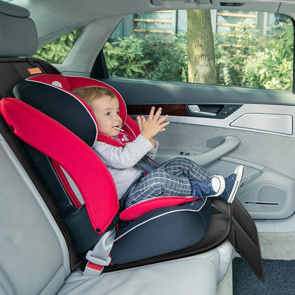 Smart eLf Car Seat Protector, 2Pack car seat Protector for Baby carseat with Thickest Padding, Non Slip Backing Mesh Pockets for Baby, Pet