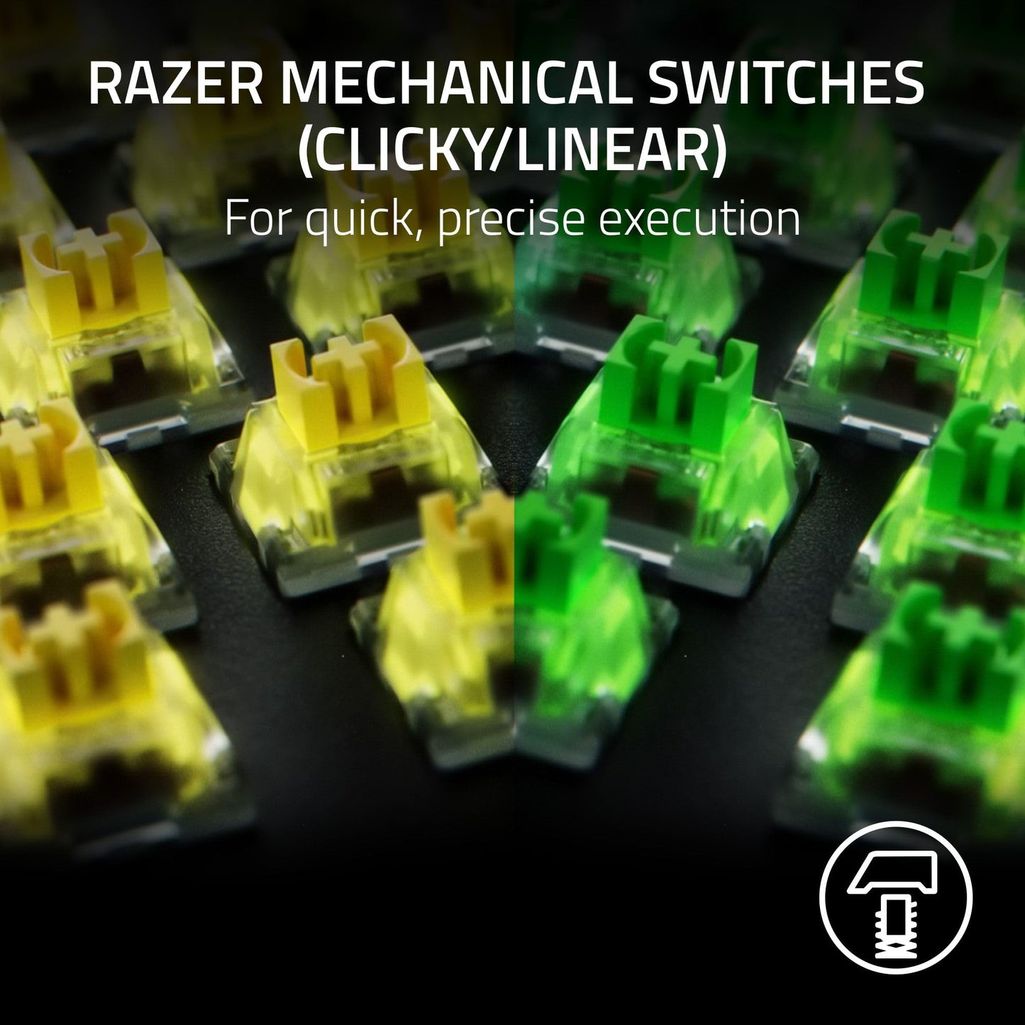 Razer BlackWidow V4 X Mechanical Gaming Keyboard, Yellow Switches, Black 🍁 All In One Marketplace Canada