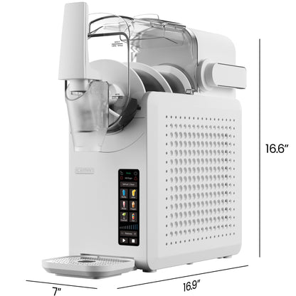 Iceman by Chefman Slush-Ease MAX 90oz Slushie Machine, 64oz Liquid Capacity Frozen Drink Maker & Slushy Machine with 5 Presets and LED Display, Perfect for Frozen Margaritas, Frappes, Smoothies