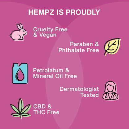 HEMPZ Body Lotion - Buttercream Cake Limited Edition Daily Moisturizing Cream, Shea Butter, Agave, Rice, Oat Hand and Body Moisturizer - Skin Care Products, Hemp Seed Oil - 17 Fl Oz - Available at All In One Marketplace Canada