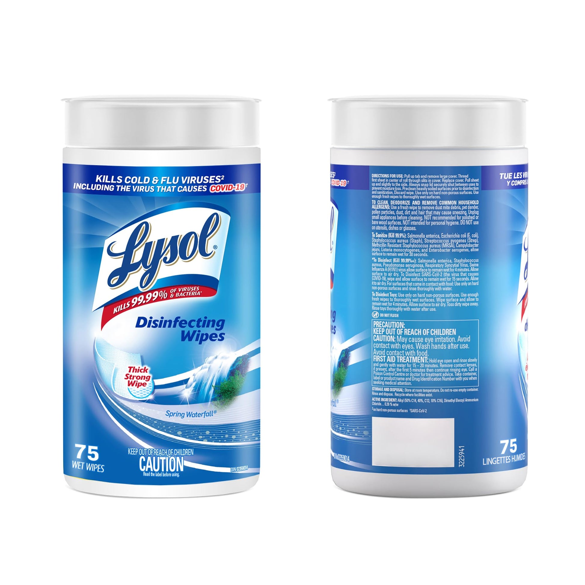 Lysol Thick Strong Disinfecting Wipes, 6 X 75 ct