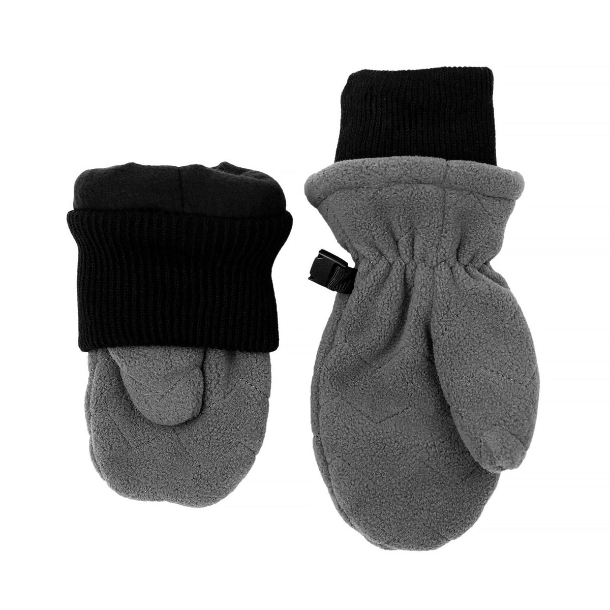 Jan & Jul Fleece Winter Mittens for Toddlers (Dark Grey, M) 🍁 All In One Marketplace Canada
