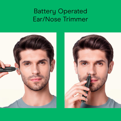 Conair The Barber Shop Pro Series Battery Operated Diamond Head Nose/ear Trimmer, 0.35 Pounds