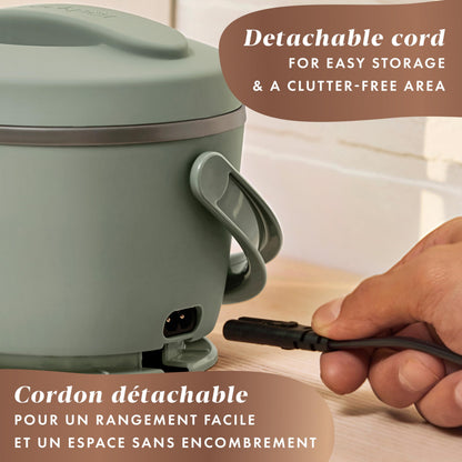 Crock-Pot Electric Lunch Box, Portable Food Warmer for On-the-Go, 20-Ounce (591 mL), Moonshine Green - Available at All In One Marketplace Canada