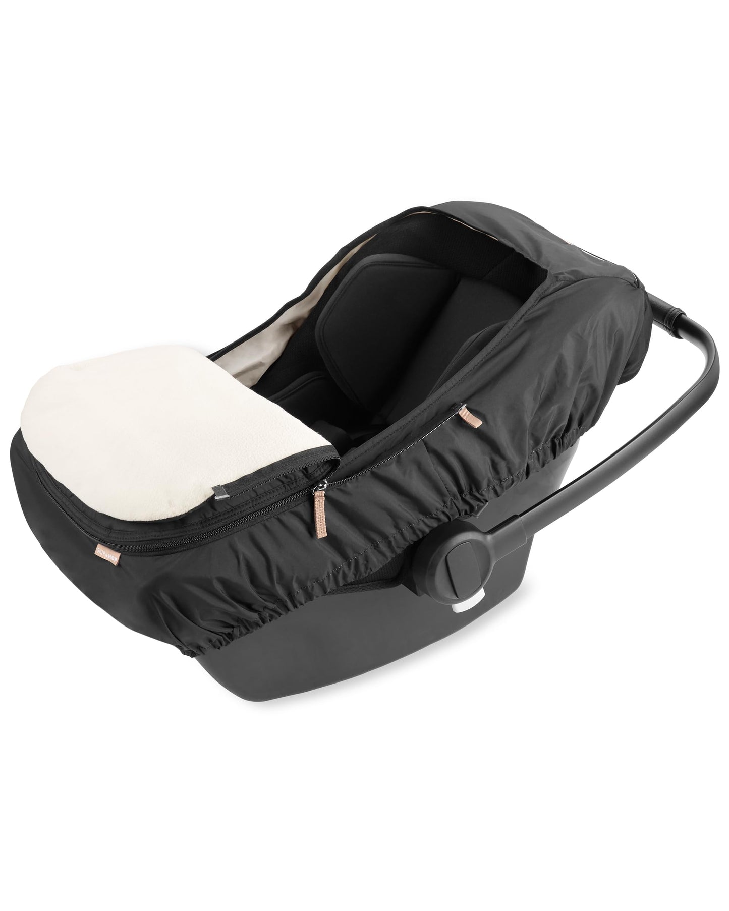 Skip Hop All Seasons Baby Car Seat Cover 4 in 1 Universal Fit with UPF40+ Sunshade and Water Resistant Fabric Oat 🍁 All In One Marketplace Canada