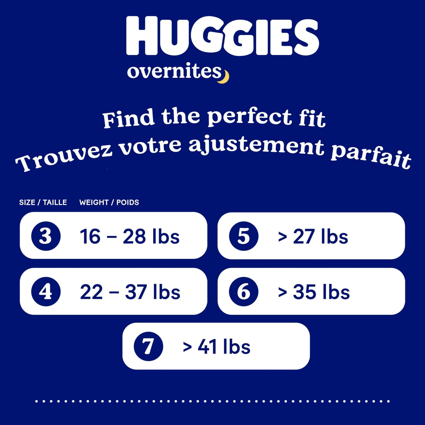 Huggies Overnites Nighttime Baby Diapers, Size 5, 100 Ct