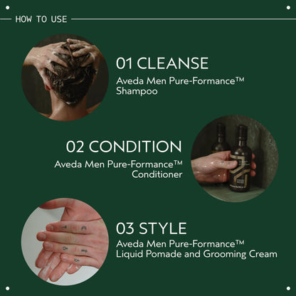 Aveda Men Pure-Formance Grooming Clay | Strong Hold | Matte Finish | Lightweight, 75ml - Available at All In One Marketplace Canada