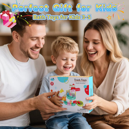 Fajiabao Bath Toys for Kids 3-5, DIY Marble Run Set, 38 PCS 🍁 All In One Marketplace Canada