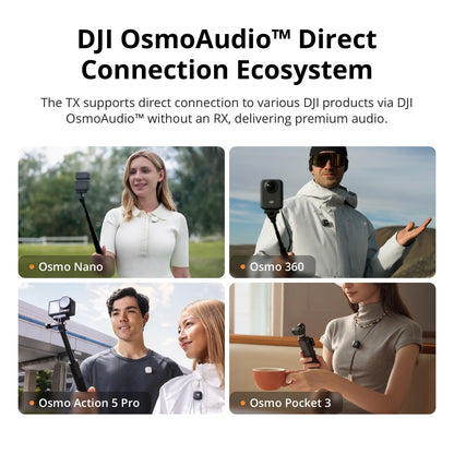 DJI Mic 2 (2 TX + 1 RX + Charging Case), Wireless Lavalier Microphone, Intelligent Noise Cancelling, 32-bit Float Internal Recording, 820 ft.(250m) Range, Microphone for iPhone, Android, Camera 🍁 All In One Marketplace Canada