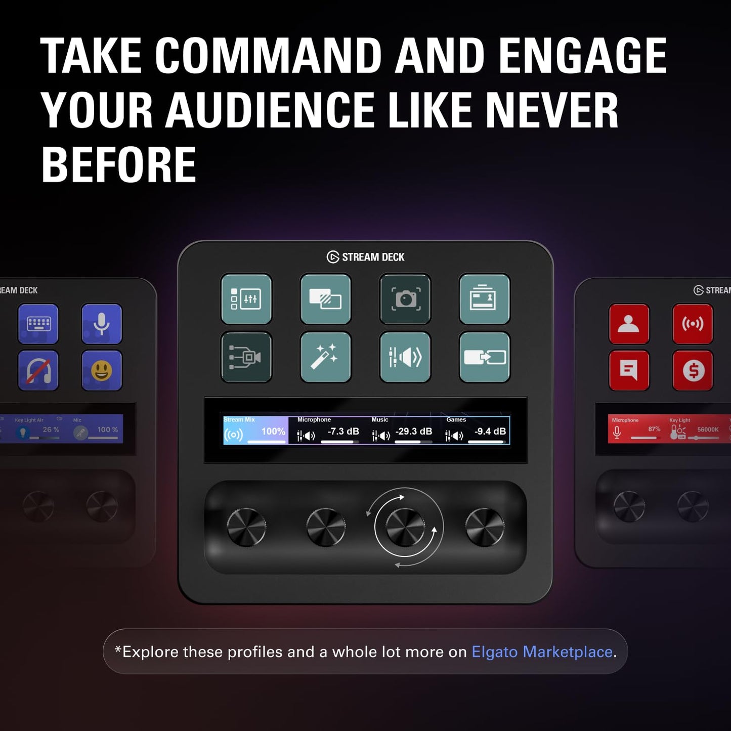 Elgato Stream Deck +, Audio Mixer and Studio Controller 🍁 All In One Marketplace Canada