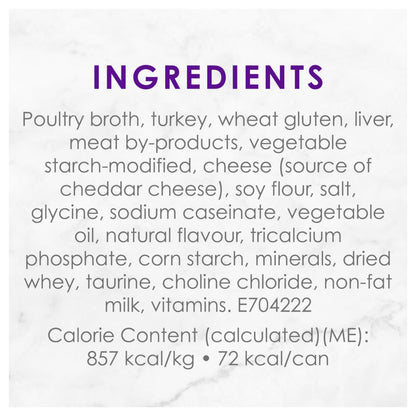 Fancy Feast Delights with Cheddar Wet Cat Food, Grilled Turkey & Cheddar Cheese Feast - 85 g Can (24 Pack) Fancy Feast