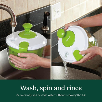 Cuisinart Salad Spinner with Easy-to-Spin Knob, 3-Qt Capacity (CTG-00-SSASC)