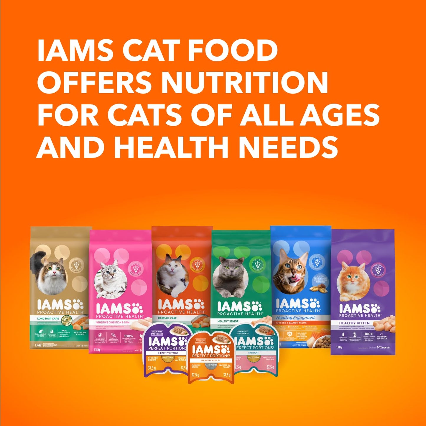 IAMS Perfect PORTIONS Adult Wet Cat Food, Chicken Flavour, 75g (24 Pack) 🍁 All In One Marketplace Canada