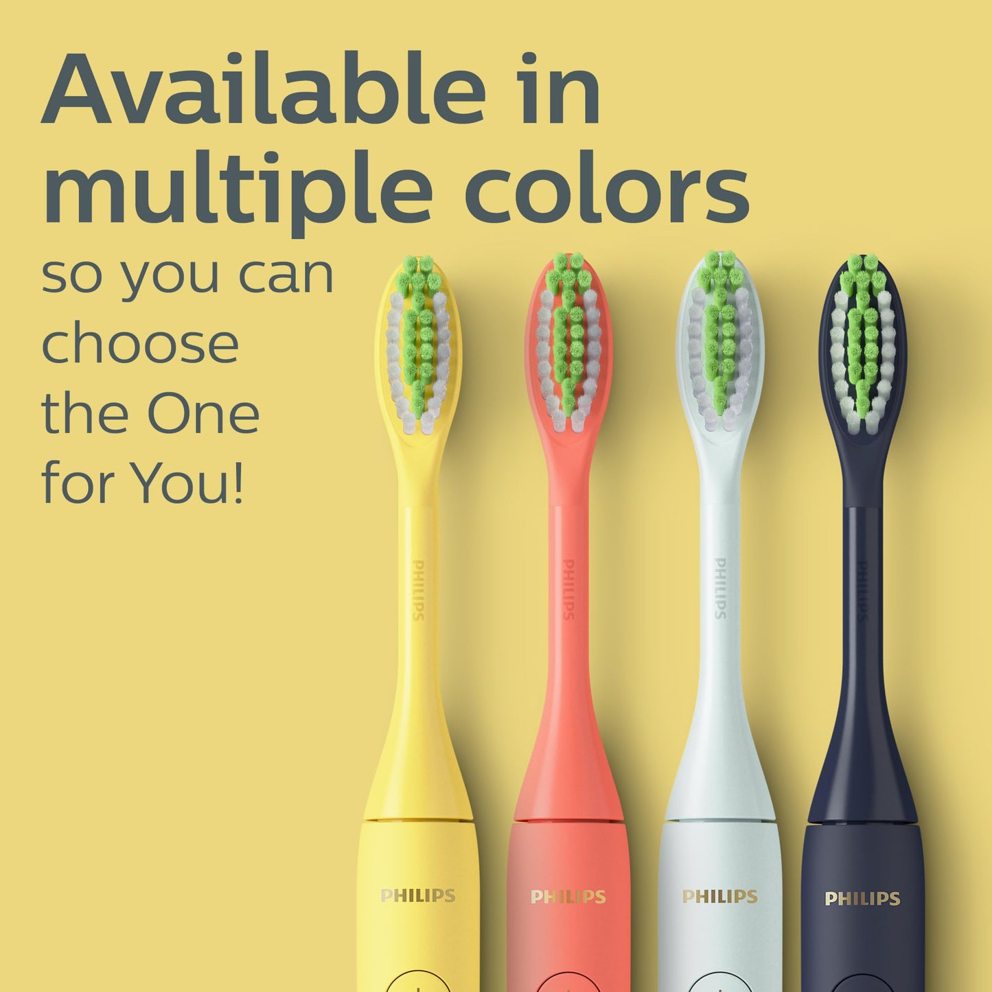 PHILIPS One By Sonicare Battery Toothbrush, Mango, Hy1100/02, 1 Count 🍁 All In One Marketplace Canada