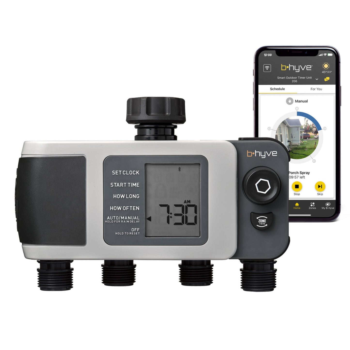 Orbit 24634 B-hyve XD 4-Port Smart Hose Watering Timer Orbit