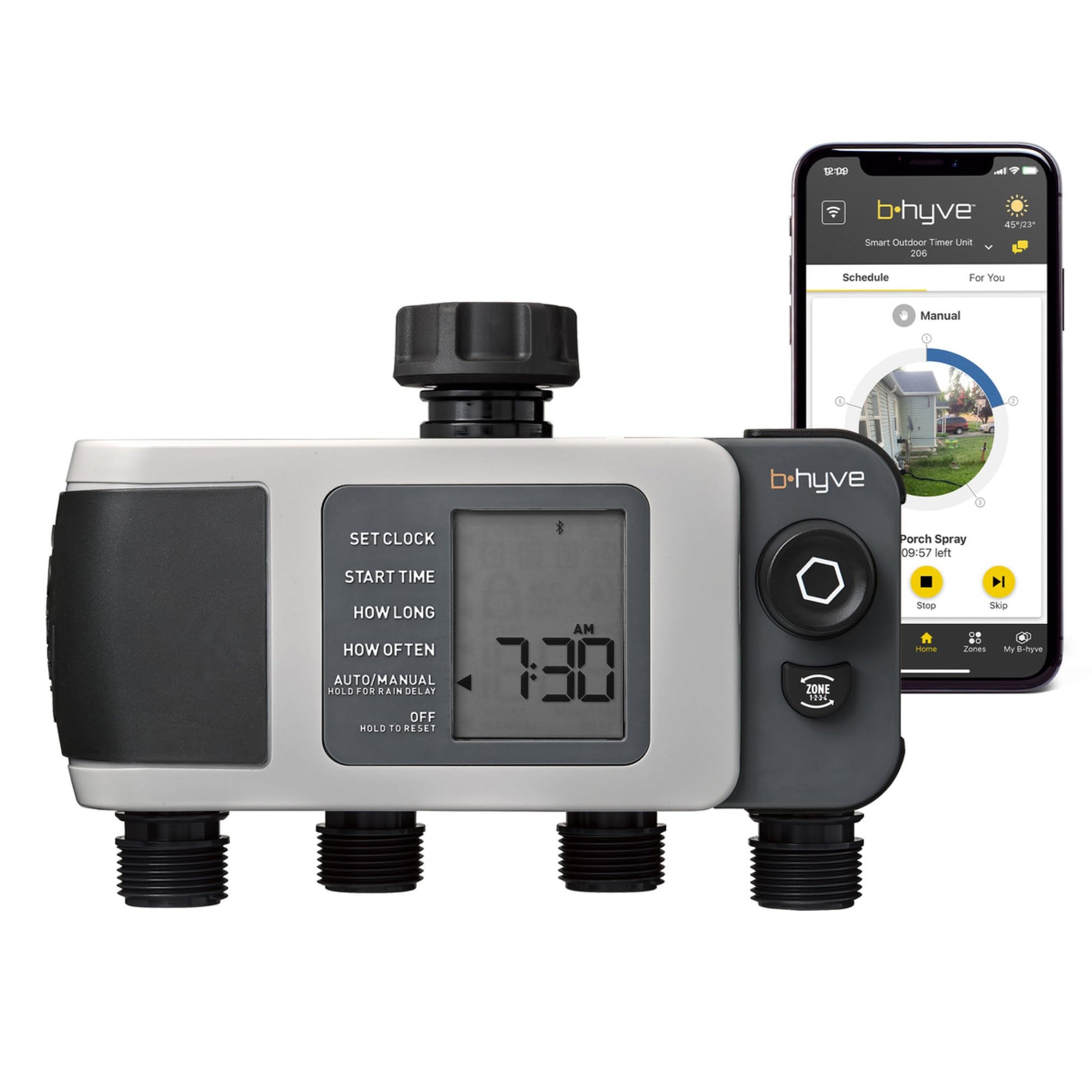 Orbit 24634 B-hyve XD 4-Port Smart Hose Watering Timer Orbit