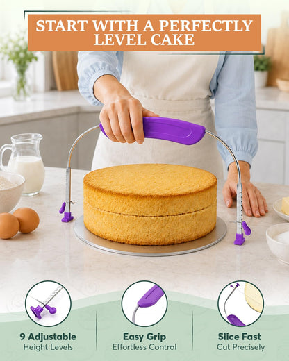 RFAQK 230PCs Cake Decorating Kit with Baking Supplies Cake Turntable, Piping Bags and Tips, Modeling Tools, Plunger Cutters, Cake Scrappers, Pastry Bags Cake Decorating Supplies 🍁 All In One Marketplace Canada
