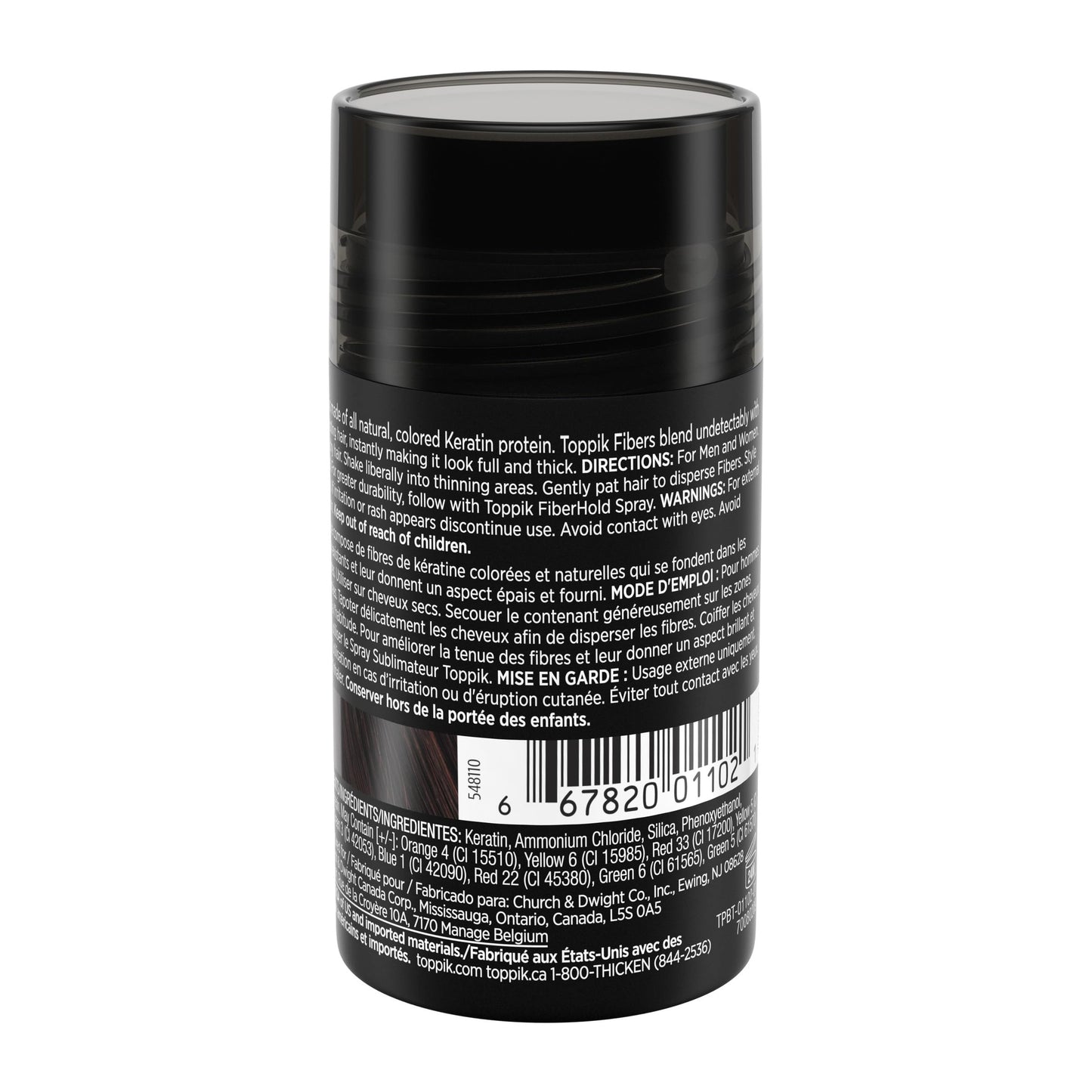 TOPPIK Hair Building Fibers,12 g, Fill In Fine or Thinning Hair, Instantly Thicker Looking, Multiple Shades for Men & Women