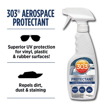 303 Marine Aerospace Protectant - Ultimate UV Protection - Keeps Vinyl, Rubber, and Plastic Looking New, Longer, 16 fl. oz. (30340CSR) 🍁 All In One Marketplace Canada