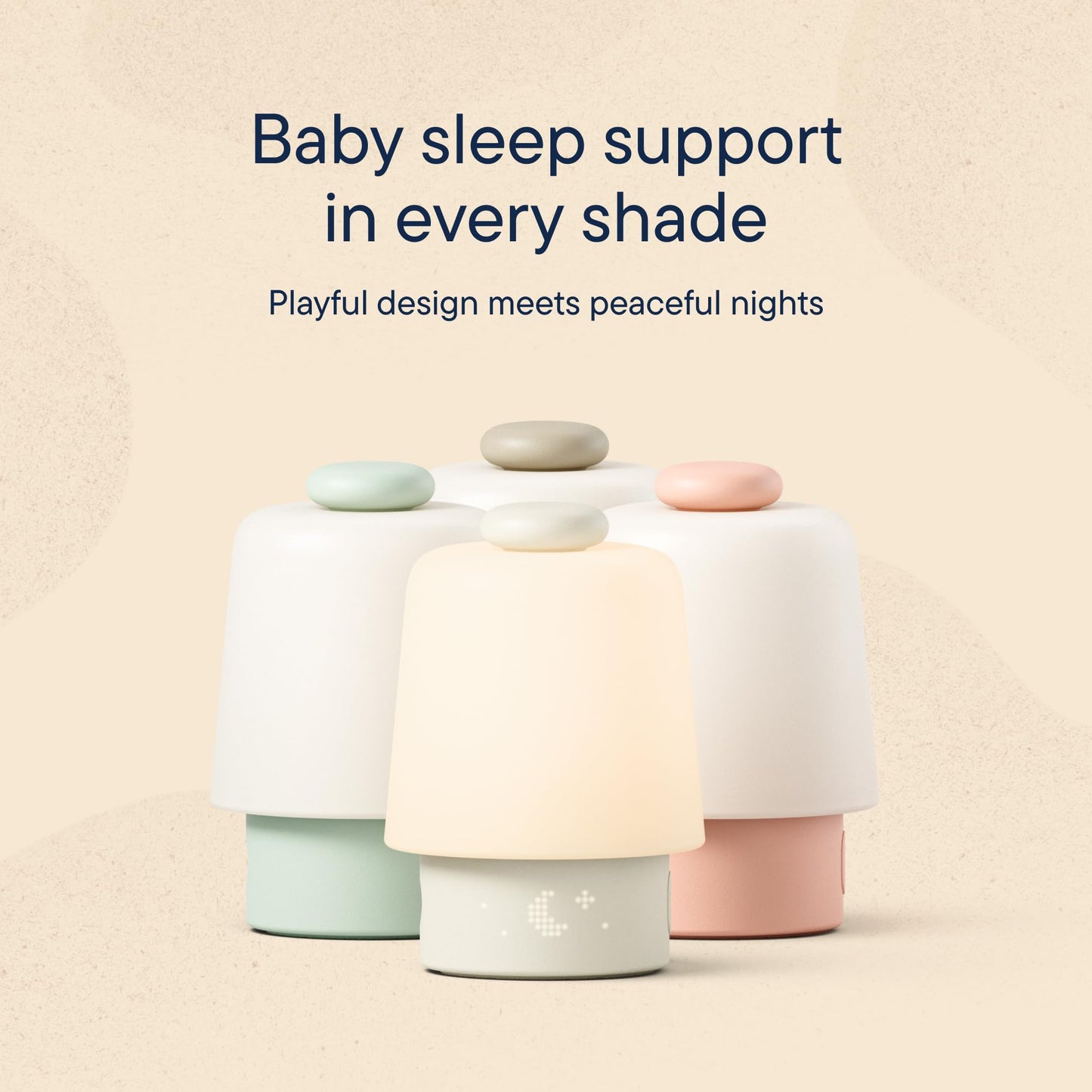 Hatch Baby Sound Machine, Night Light | Hatch Baby Model | Sleep Support | Registry Essential, Routine Builder, Time-to-Rise Alarm Clock, White Noise, Nursery Stories, Toddler Kids (Wi-Fi), Greige