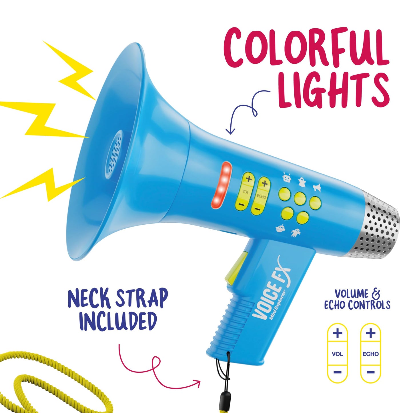 Voice Changer for Kids - Voice Changing Device for Boys & Girls Ages 3-8+ Olds - Birthday Easter Gifts for 3, 4, 5, 7, 8 Year Old Boy - Cool Outdoor Toys Gift Ideas for Kid, Toddler - Available at All In One Marketplace Canada