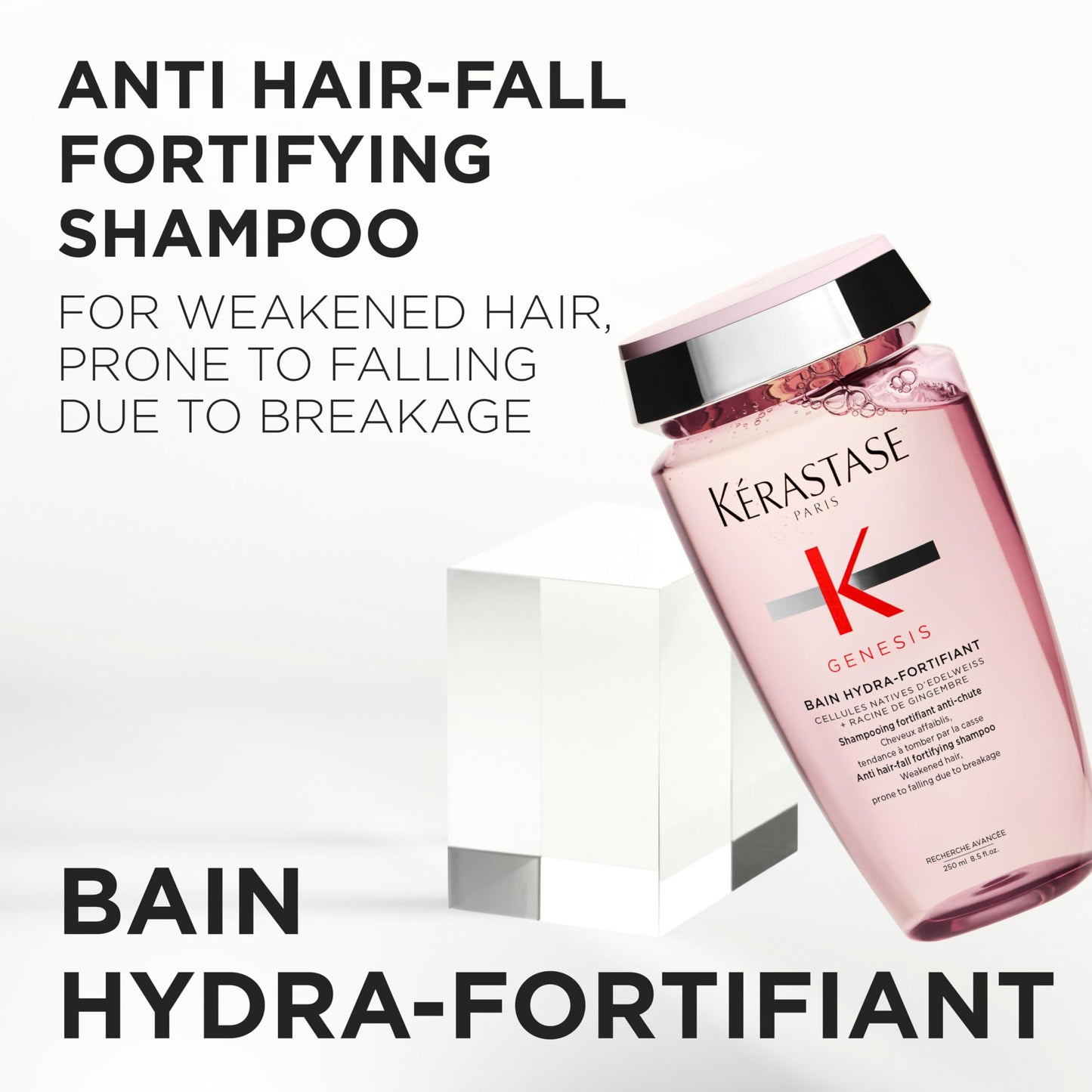 Kérastase Genesis Shampoo, Hydra-Fortifiant Shampoo, Anti-Breakage & Strengthening For Weak or Damaged Hair, Hydrates Hair, Silicone Free, For Fine or Oily Hair - Available at All In One Marketplace Canada