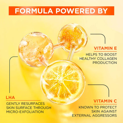 Garnier Face Sunscreen SkinActive Vitamin C UV Brightening Daily Cream SPF 30, Brightening & Protection, Lightweight Moisturizer, UV Defense with Vitamin C, 75ml