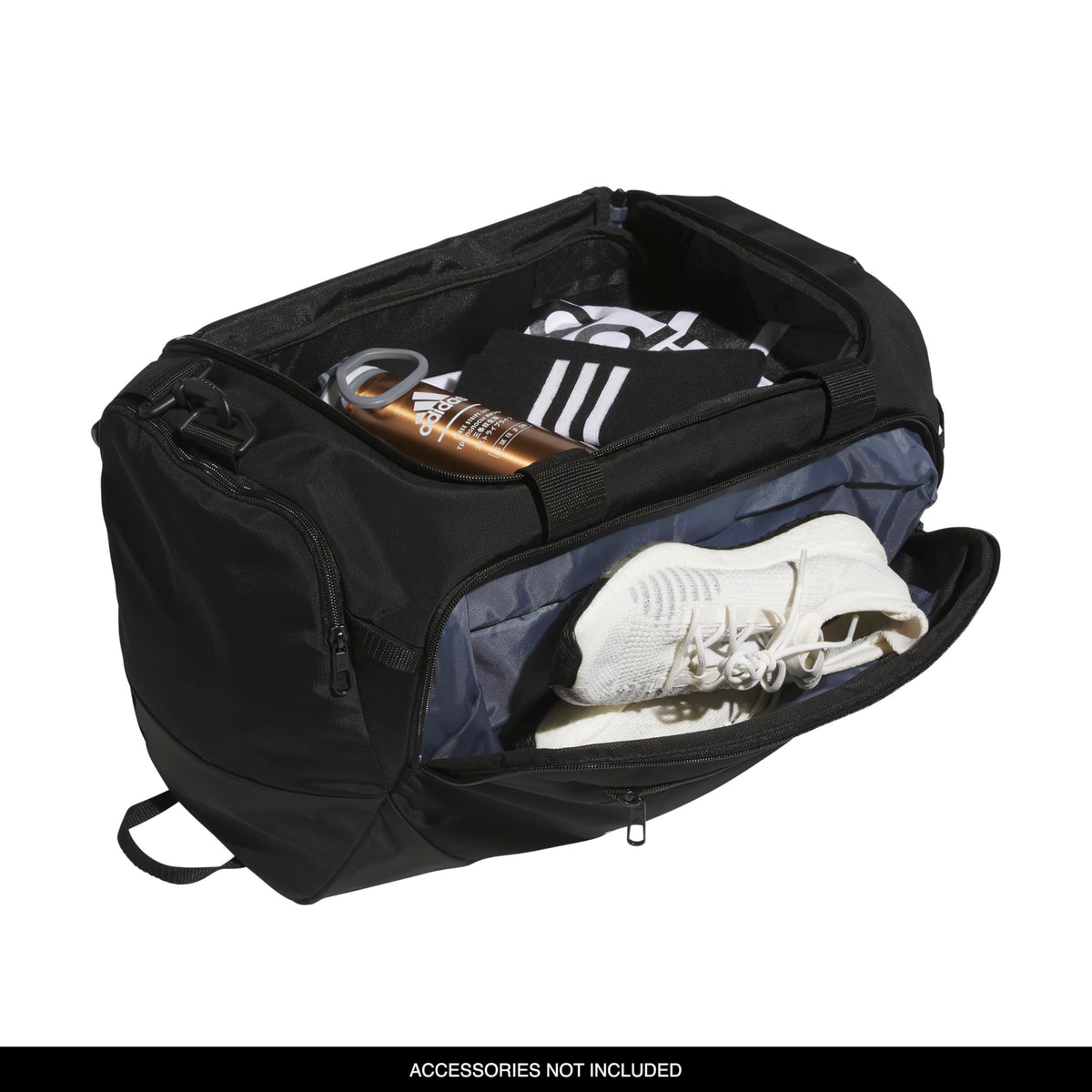 Adidas Unisex-Adult Defender 5 Small Duffel Bag, Black, One Size Fits All