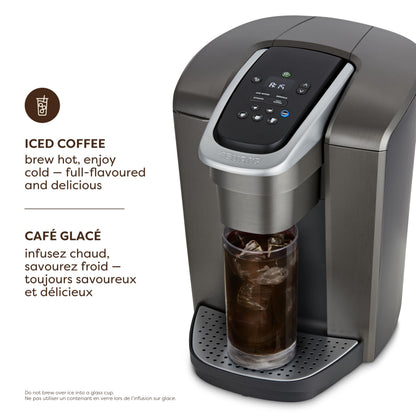 Keurig K-Elite Single Serve K-Cup Pod Coffee Maker, With Iced Brew Functionality And Quiet Brew Technology, Brushed Slate