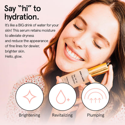 grace & stella Award Winning Hyaluronic Acid Serum for Face (50ml, 2-pack) Hydrating Hyaluronic Acid - Acide Hyaluronique Face - Glass Skin - Anti Aging Serum to Hydrate, Remove Fine Lines, Wrinkles, Skin Texture - Available at All In One Marketplace Canada